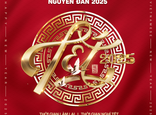 poster lịch nghỉ tết