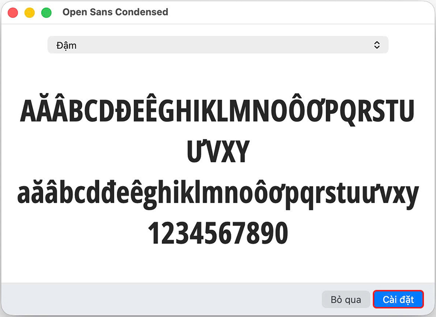 Hướng Dẫn Cài Đặt Font Chữ Trên Hệ Điều Hành macOS