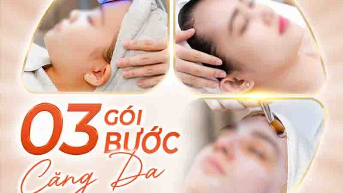 Mẫu Template Poster Spa Thẩm Mỹ PSD khổ vuông với hình ảnh khách hàng trong liệu trình chăm sóc da, mang phong cách chuyên nghiệp, hiện đại.