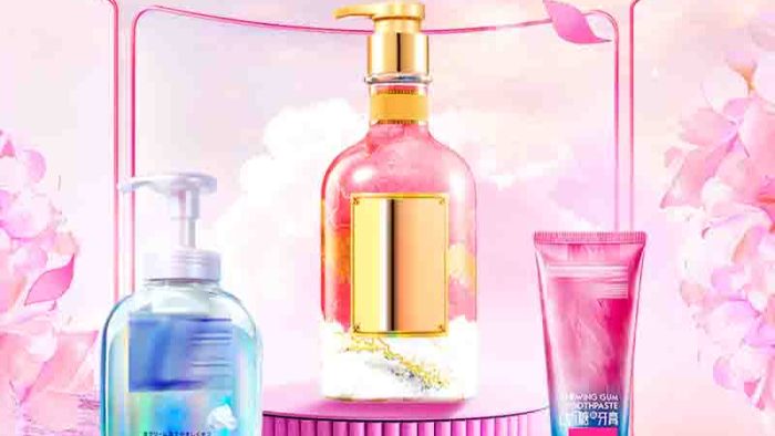 Mẫu Template Poster Ưu Đãi Body Care PSD khổ dọc với các sản phẩm chăm sóc cơ thể, thông điệp giảm giá và không khí khuyến mãi hấp dẫn.