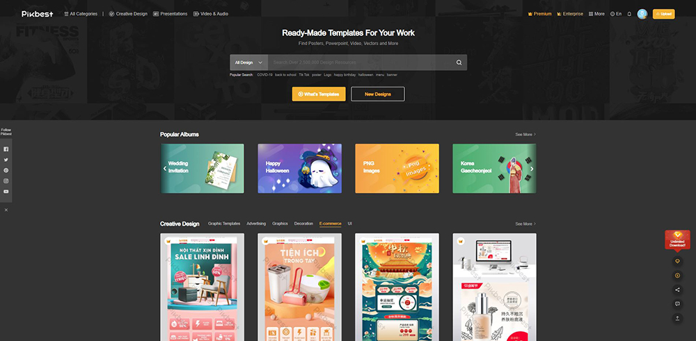 Tải file thiết kế Pikbest miễn phí tại Nhóm Zalo của Tài Nguyên Đồ Họa