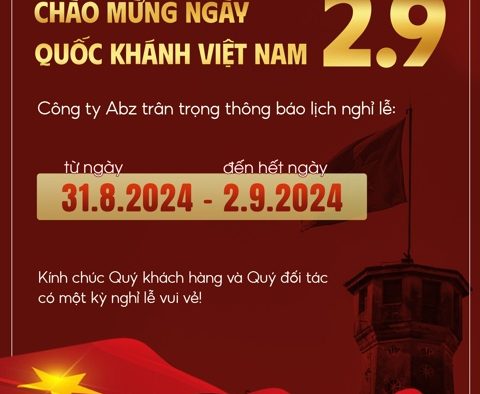 Template Lịch Thông Báo Nghỉ Lễ Quốc Khánh 2/9 PSD với hoa sen, cờ đỏ sao vàng và lịch trình