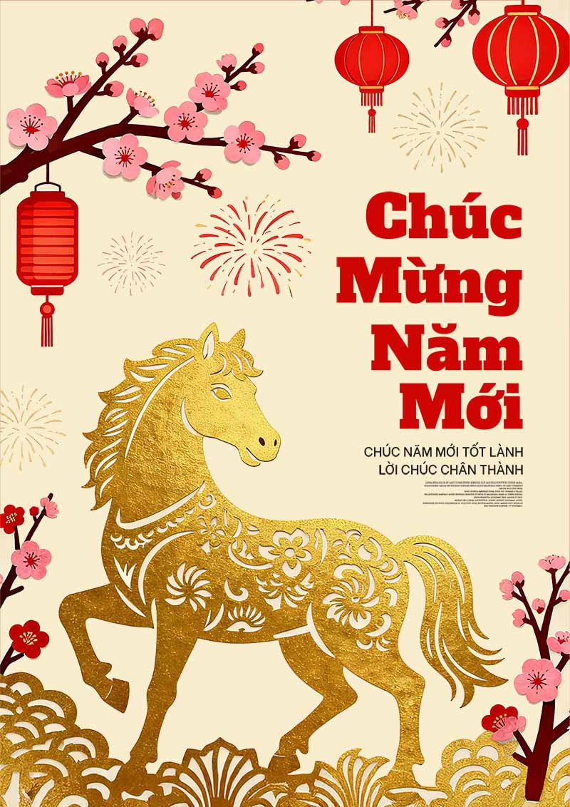 Poster Chúc Tết PSD: Mẫu Thiết Kế Sang Trọng & Đẳng Cấp 2 Mẫu thiết kế Poster Chúc Tết định dạng PSD phong cách 3D sắc nét với túi vàng tài lộc và biểu tượng may mắn rực rỡ.