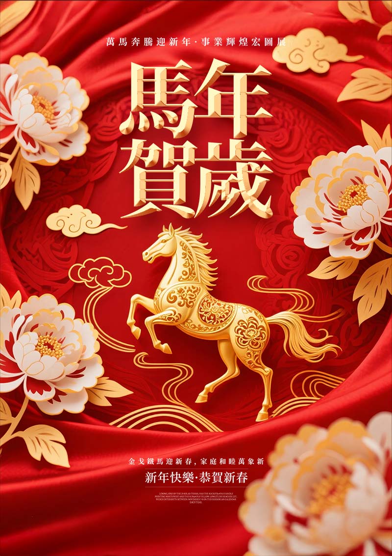 Poster Linh Vật Ngựa Vàng PSD: Thiết Kế Tết Đẳng Cấp 2 Thiết kế Poster linh vật ngựa vàng 3D phi nước đại mang ý nghĩa mã đáo thành công trên nền đỏ rực rỡ, định dạng PSD dễ tùy chỉnh.
