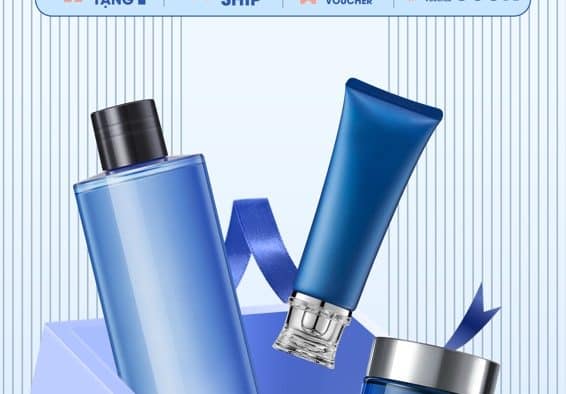 Template Poster Quà Tặng Cho Nàng Sale Mỹ Phẩm